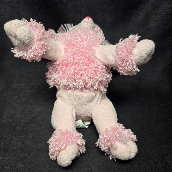 Aurora Fancy the Pink Poodle Hand Puppet Stuffed Plush Animal Dog - Picture 9 of 12